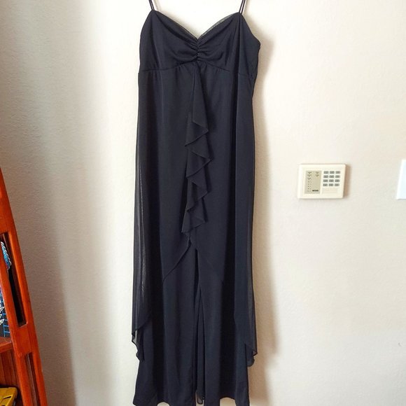 Niki by Niki Livas Black Jumpsuit - Picture 1 of 5